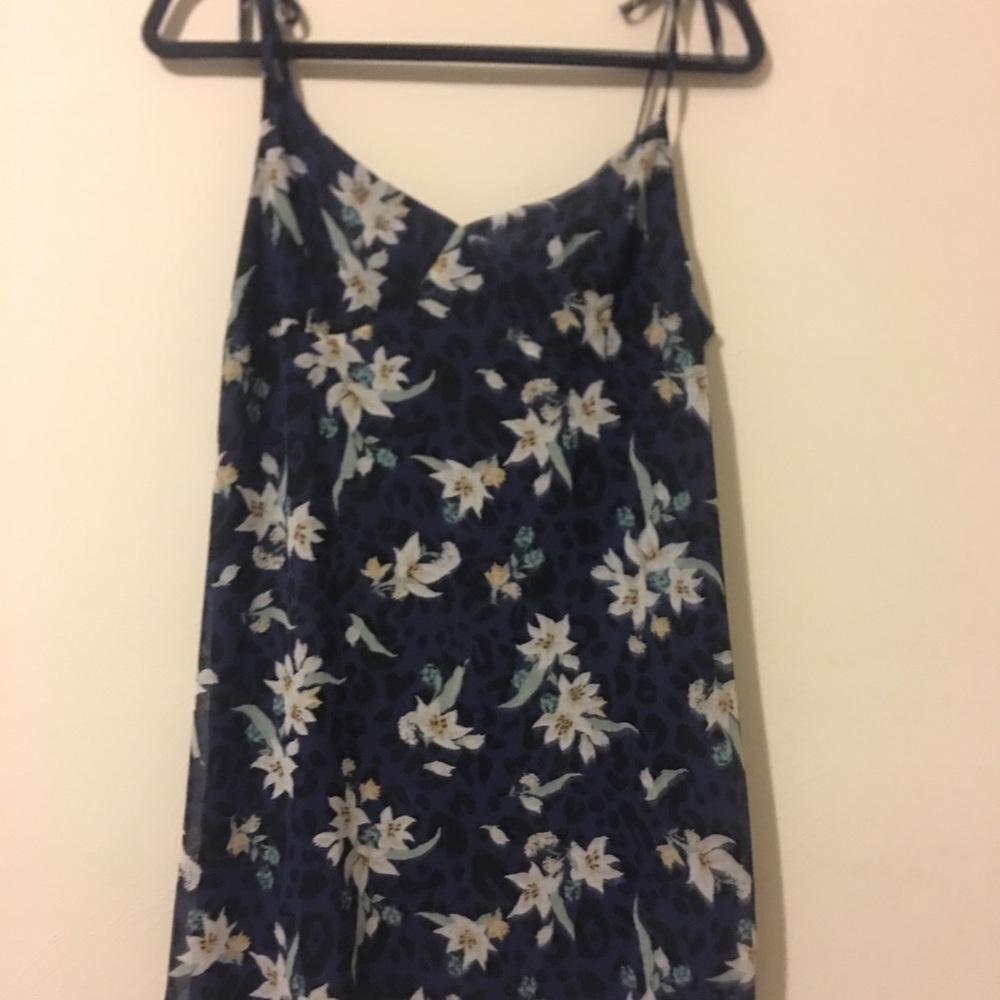 Floral Blue Dress